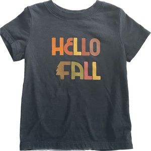 Cat & Jack 18 Month “Hello Fall” Gray T-Shirt